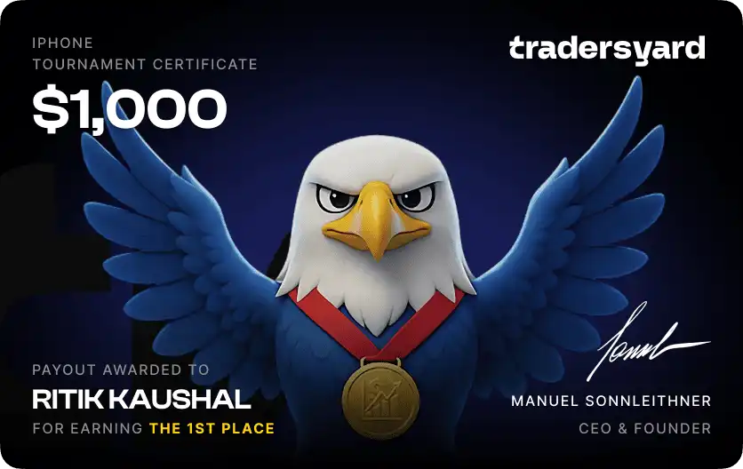 Trader payout screenshot