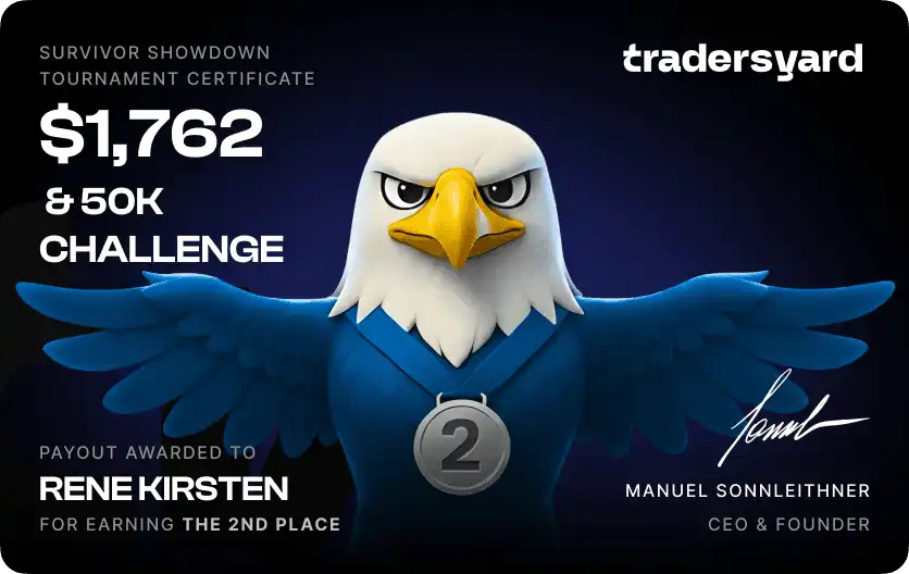 Trader payout screenshot